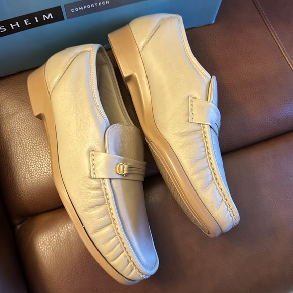 Florsheim men’s Riva comfort tech beige leathered upper & lining shoes main image 7